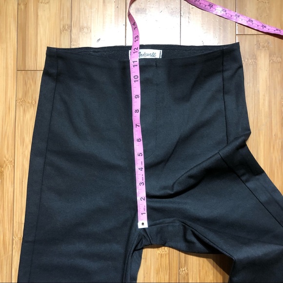 Madewell Black Fraser Slim Pants Size 26 - Picture 13 of 15